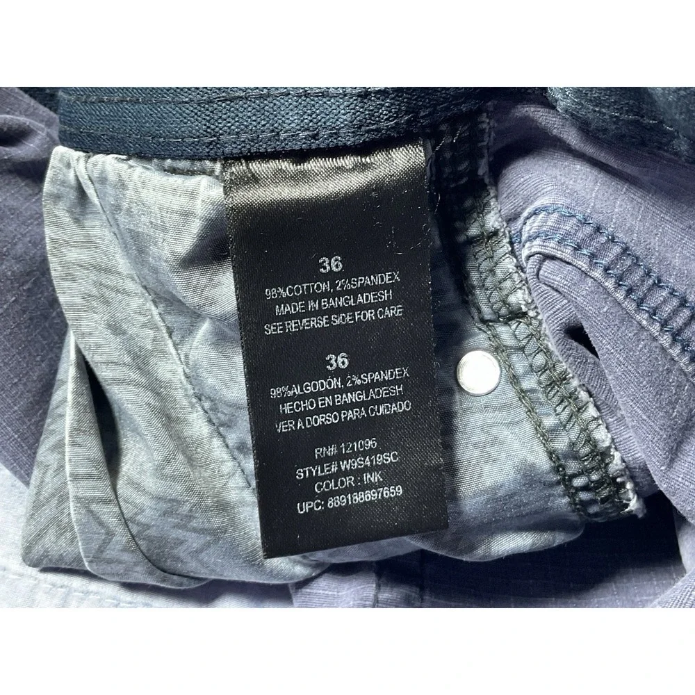 Weatherproof Vintage Mens 36 Ripstop Utility Shorts Gray Stretch Hiking Trail